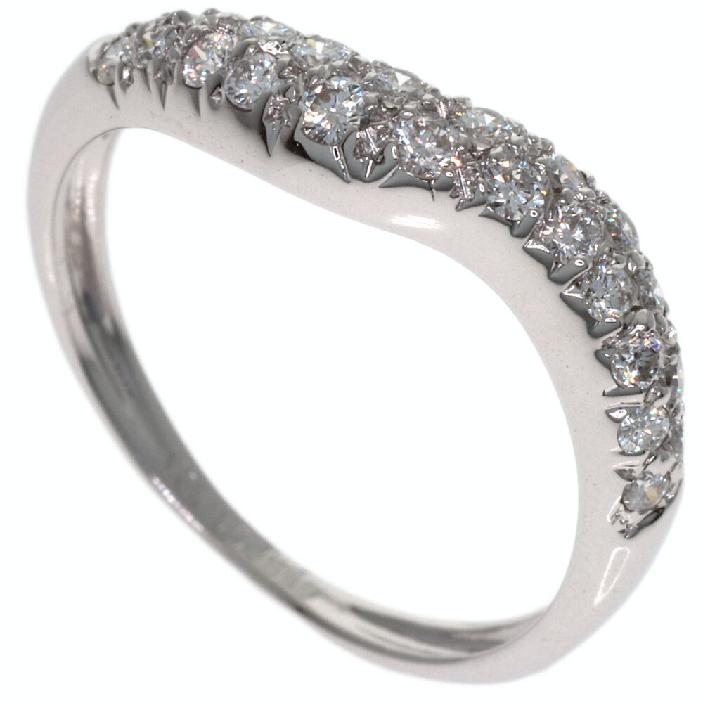 Van Cleef & Arpels Pavé Diamond Ring, 18K White Gold, Women's